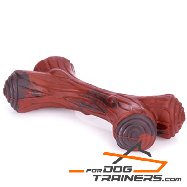 Rubber Dog Toy Bone 