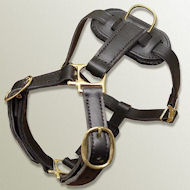 Genuine Leather Dog Harness for Pitbull