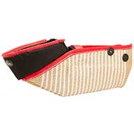 Pitbull Puppy Sleeve Made of Jute for Professional Dog Bite Training