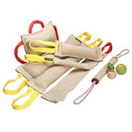 Full Set of Training Jute Bite Tugs + 3 Dog Toys (free gifts) Full Set of Training Jute Bite Tugs + 3 Dog Toys (free gifts)