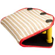 K9 Target Wedge - Jute Pitbull Bite Builder with 3 Handles K9 Target Wedge - Jute Pitbull Bite Builder with 3 Handles