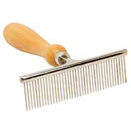 "Hair Designer" Comb with Wooden Handle for Pitbull Grooming "Hair Designer" Comb with Wooden Handle for Pitbull Grooming