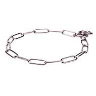 'Steel trainer' Fur Saver Choke Collar - 1/9 inch (3.00 mm) link diameter 'Steel trainer' Fur Saver Choke Collar - 1/9 inch (3.00 mm) link diameter