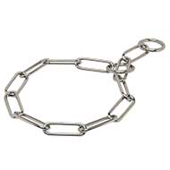 Excellent Fur Saver Collar of Chrome Plated Steel - 1/6 inch (4.0 mm) Excellent Fur Saver Collar of Chrome Plated Steel - 1/6 inch (4.0 mm)