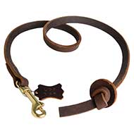 Leather Dog Leash Pull Tab for Pitbull Obedience Training Leather Dog Leash Pull Tab for Pitbull Obedience Training