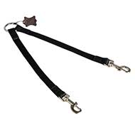 Nylon Coupler Leash for 2 Pitbull Nylon Coupler Leash for 2 Pitbull