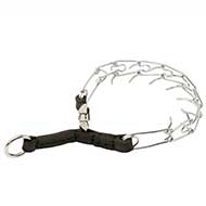 Chrome Plated Dog Pinch Collar with Quick Release Buckle - 1/6 inch (3.99 mm) Chrome Plated Dog Pinch Collar with Quick Release Buckle - 1/6 inch (3.99 mm)