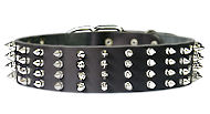 Protector Full Spiked 2 inch collar for Pitbull