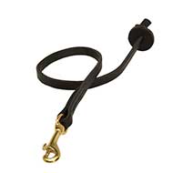 Short Professional Leather Short Leash