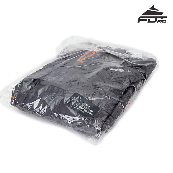 FDT Pro Dog Trainer Jacket with Strong Velcro Fastening