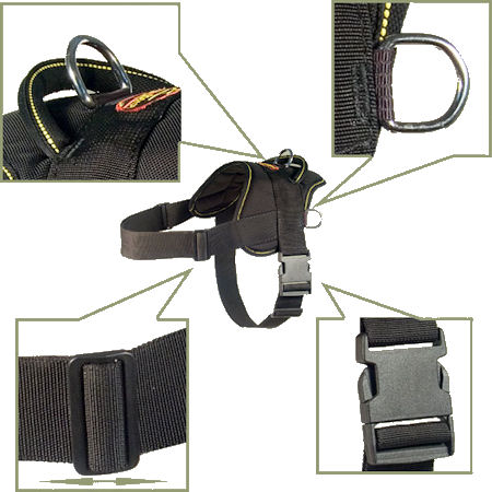 buy adjustable nylon dog harness