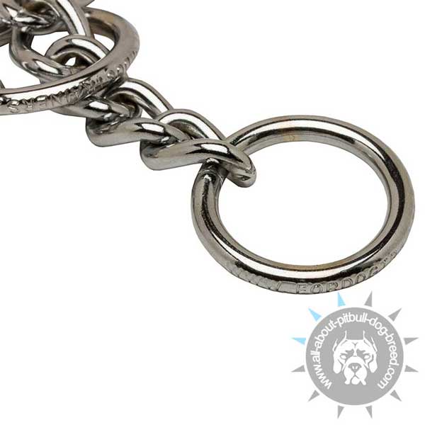Durable Pitbull O-ring on choke collar
