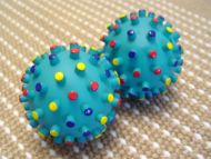 Crazy Color Rubber Ball Makes Sound (4,8 inch)