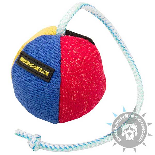 French Linen Ball for Pitbull Training