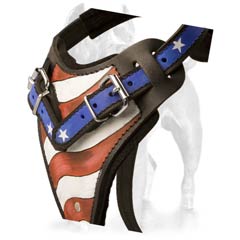 Padded reliable training dog harness