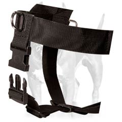 Heavy-duty washable nylon dog harness