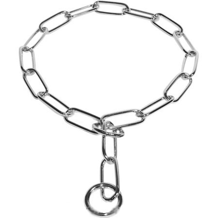 Fur Saver Dog Collar Chrome Plated - 1/6 inch (4 mm)