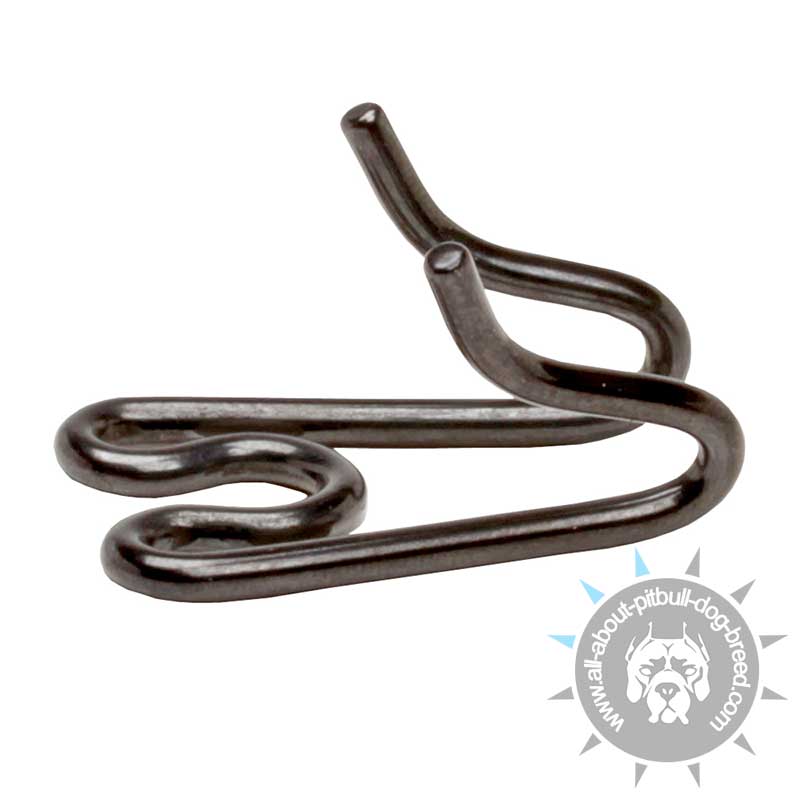 Extra Link for Pitbull Black Stainless Pinch Collar 1/6 inch (4.0 mm) link diameter - Click Image to Close