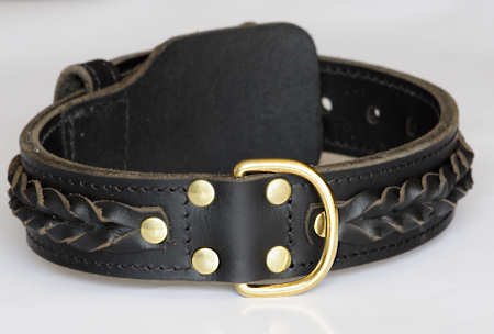 leather dog collar