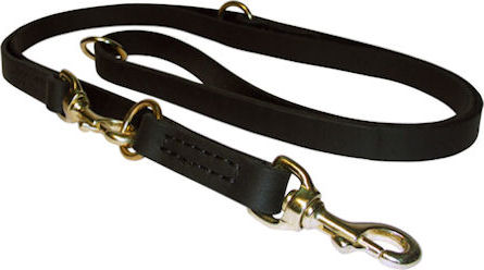 Hands Free Control Leather Dog Leash for Pitbull