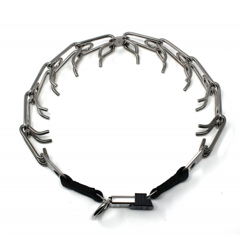 Herm Sprenger Stainless Steel Prong Collar with Quick Release Buckle (4 mm x 25 inches) - Click Image to Close