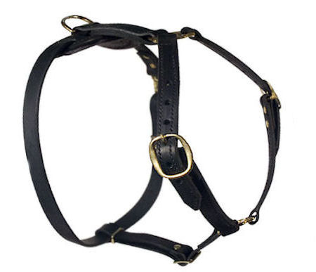 Similar to La Cinopelca Adjustable Leather Harness for Pitbull