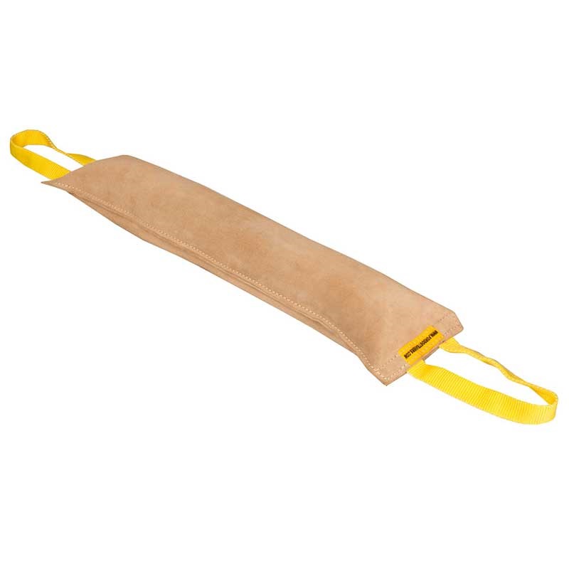 Huge Leather Bite Tug with 2 Handles for Pitbull Training