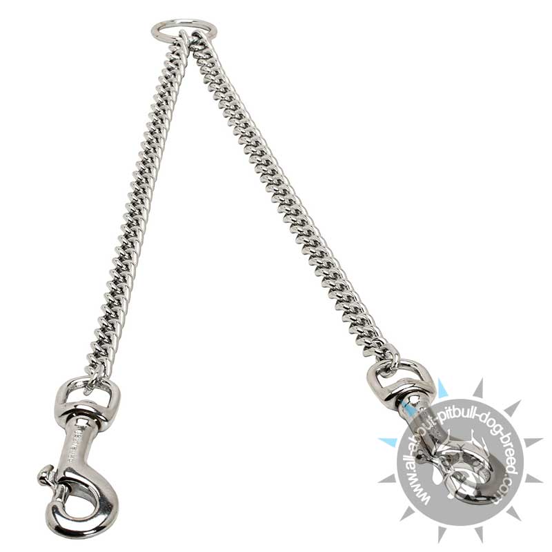 Chrome Plated Pitbull Chain Coupler
