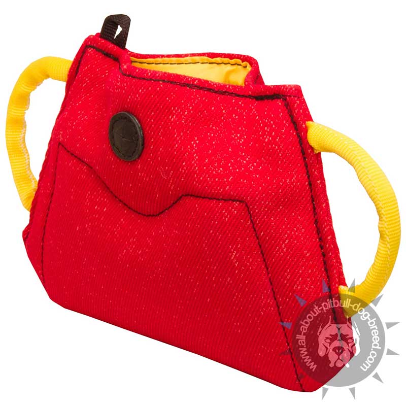 Puppy and Young Dog French Linen Bite Builder for Pitbull