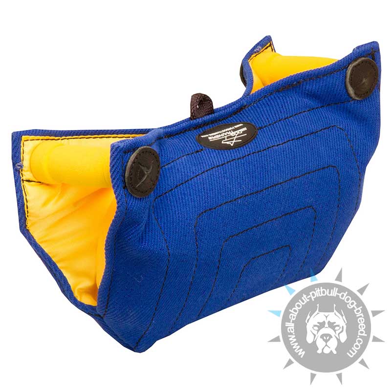 New French Linen Bite Builder for Puppies and Young Pitbulls - Click Image to Close