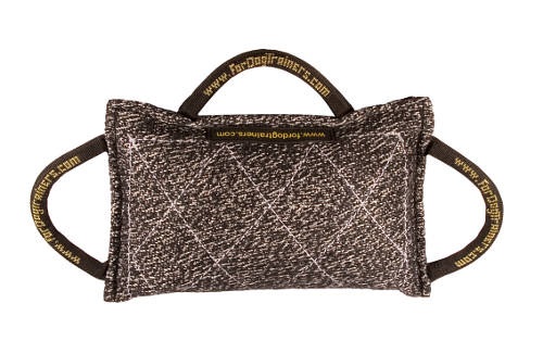 Synthetic French Linen Dog Bite Pad with 3 Handles