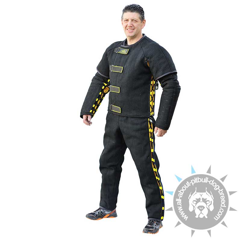 Pro Hidden Protection Pitbull Bite Suit with Removable Parts