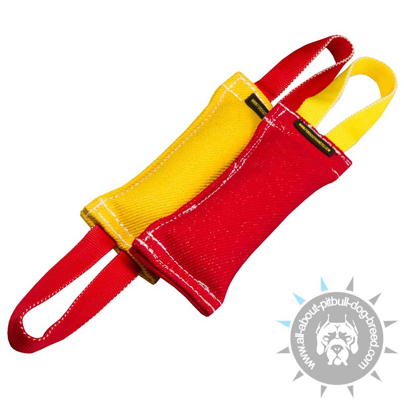 Bite Set of 2 French Linen Toy Tugs