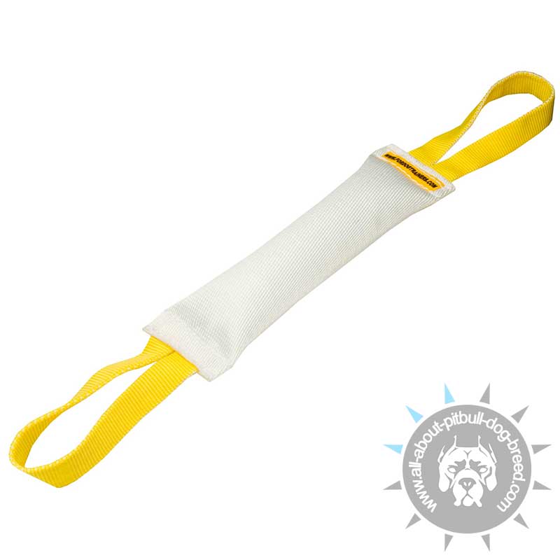 Undestructable Fire Hose Bite Tug with Handles