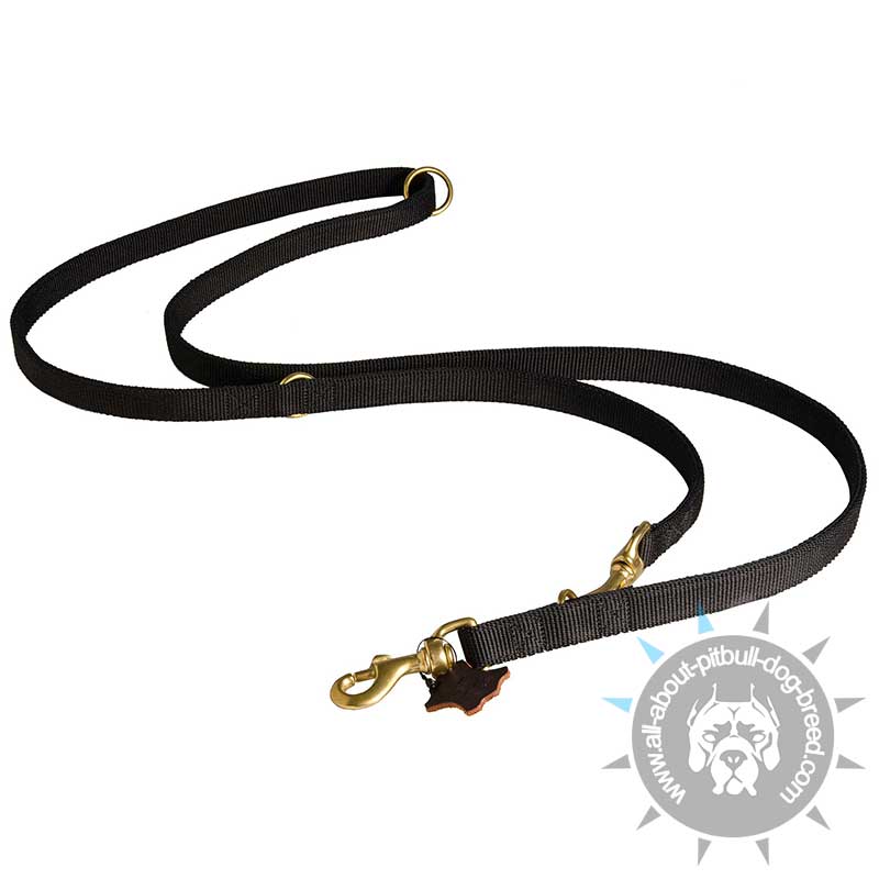 All Weather Police Pitbull Leash Multifunctional - 3/4 inch x 7FT