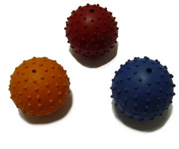 Rubber Squeaky Ball Dog Toy  2 1/3 inch(6cm)-Pitbull Dog Toys
