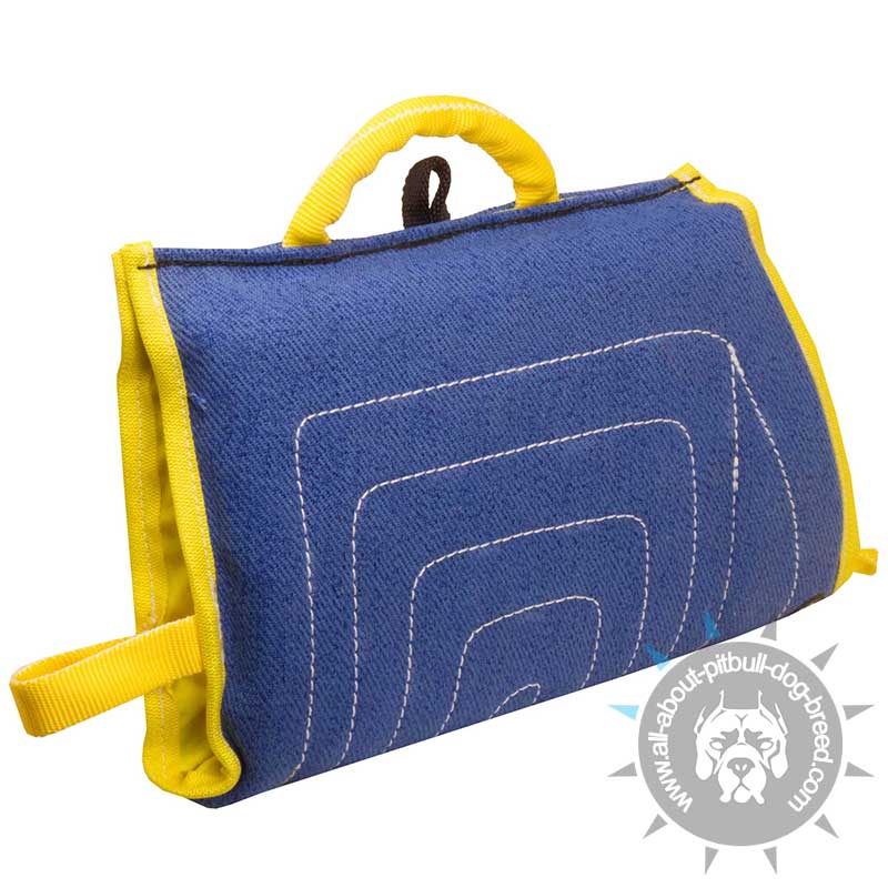 French Linen Bite Sleeve for Pitbull Puppy