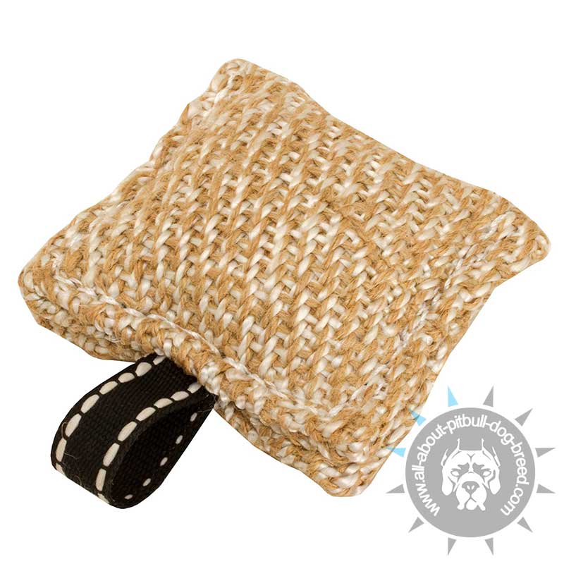 New Small Jute Bite Tug with a Loop