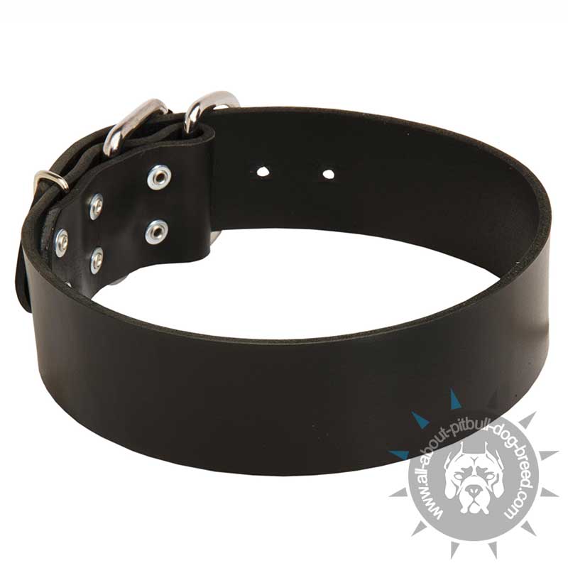 Superior Leather Dog Collar-Hot Sale Pitbull Dog Traditional Collar