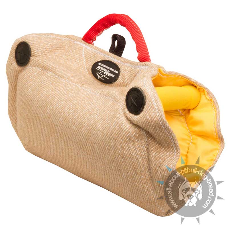 Jute Dog Bite Builder for Puppy and Young Pitbull Training