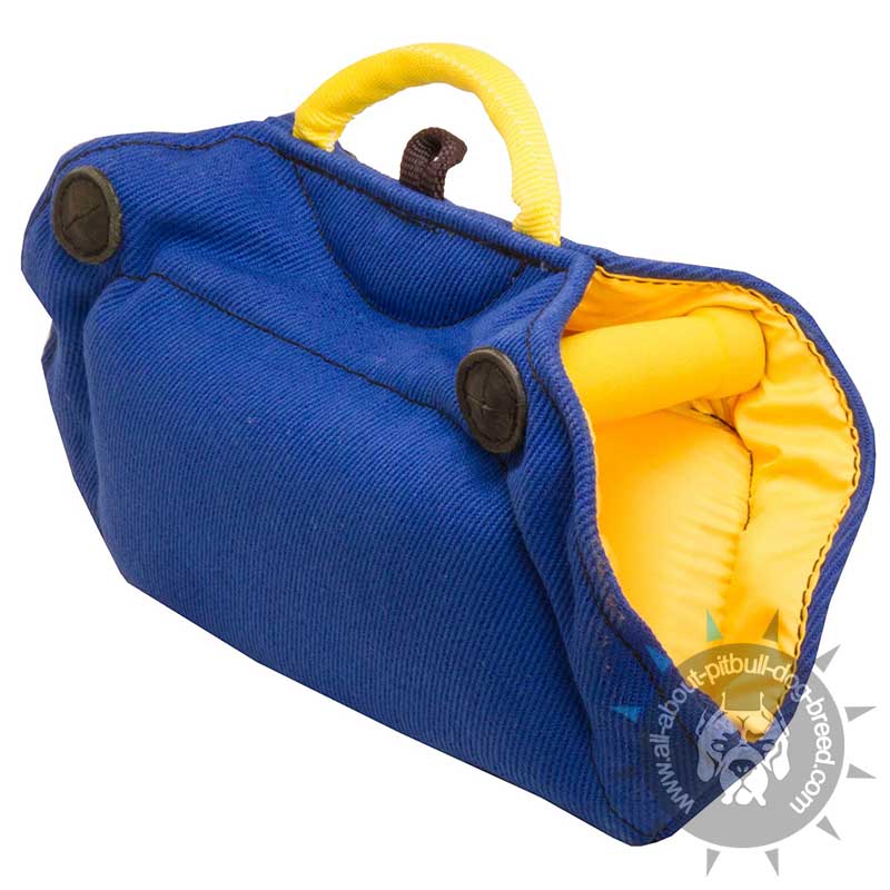 French Linen Pitbull Bite Builder for Basic Puppy Training