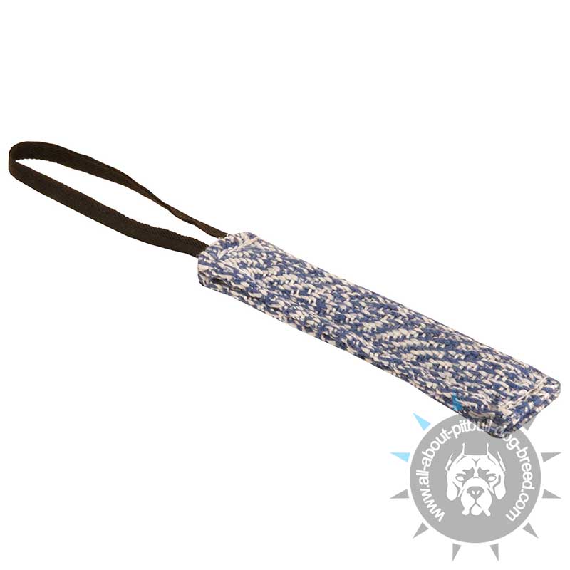 Pitbull French Linen Bite Tug for Puppies