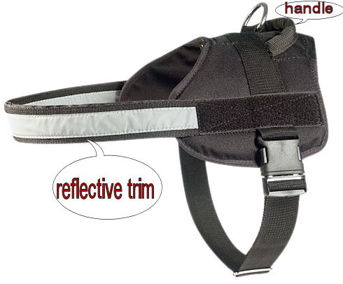 Heavy Duty Nylon Dog Harness for Pitbull