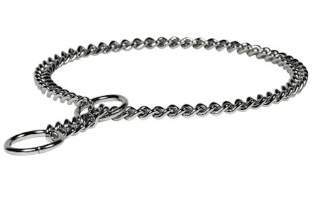 SPRENGER Chrome Choke Chain Collar for Pitbull 1/7 inch (3.4 mm)