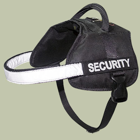 Patrol Harness for Police, Security or training Pitbull - Click Image to Close
