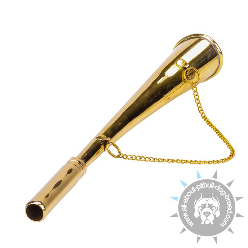 'Pipy sound' Dog Training Brass Horn
