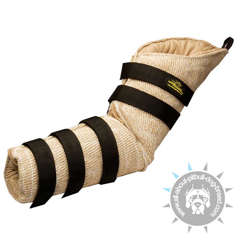 Ambidextrous Dog Hidden Protection Jute Bite Sleeve