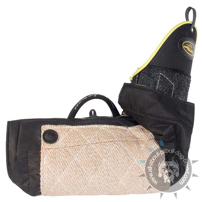 Ultra-Light Interchangeable Jute Bite Sleeve for Pitbull Training
