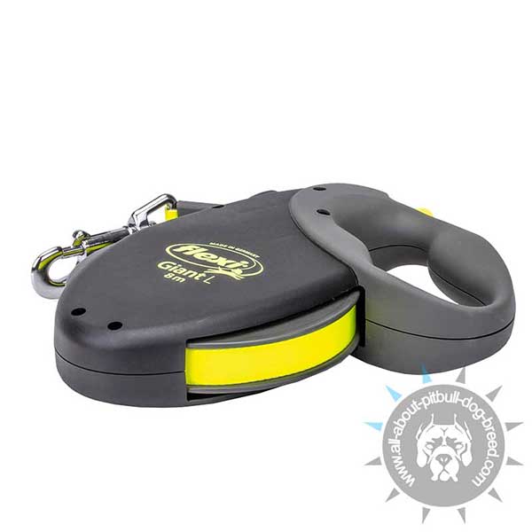 Reflexive Nylon Dog Leash Ultra Bright Yellow