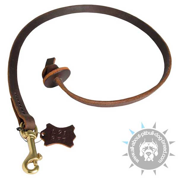  Pitbull Leash with Comfortable Circle Handle